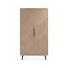 Havana Industrial Oak Wine Cabinet