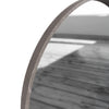 Sloane Oak & Chrome Round Wall Mirror