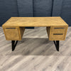 Havana Industrial Oak Desk