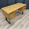 Havana Industrial Oak Desk