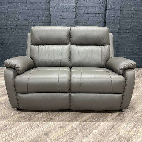 Bellini Italian Leather Sofa - 2 Seater Fixed