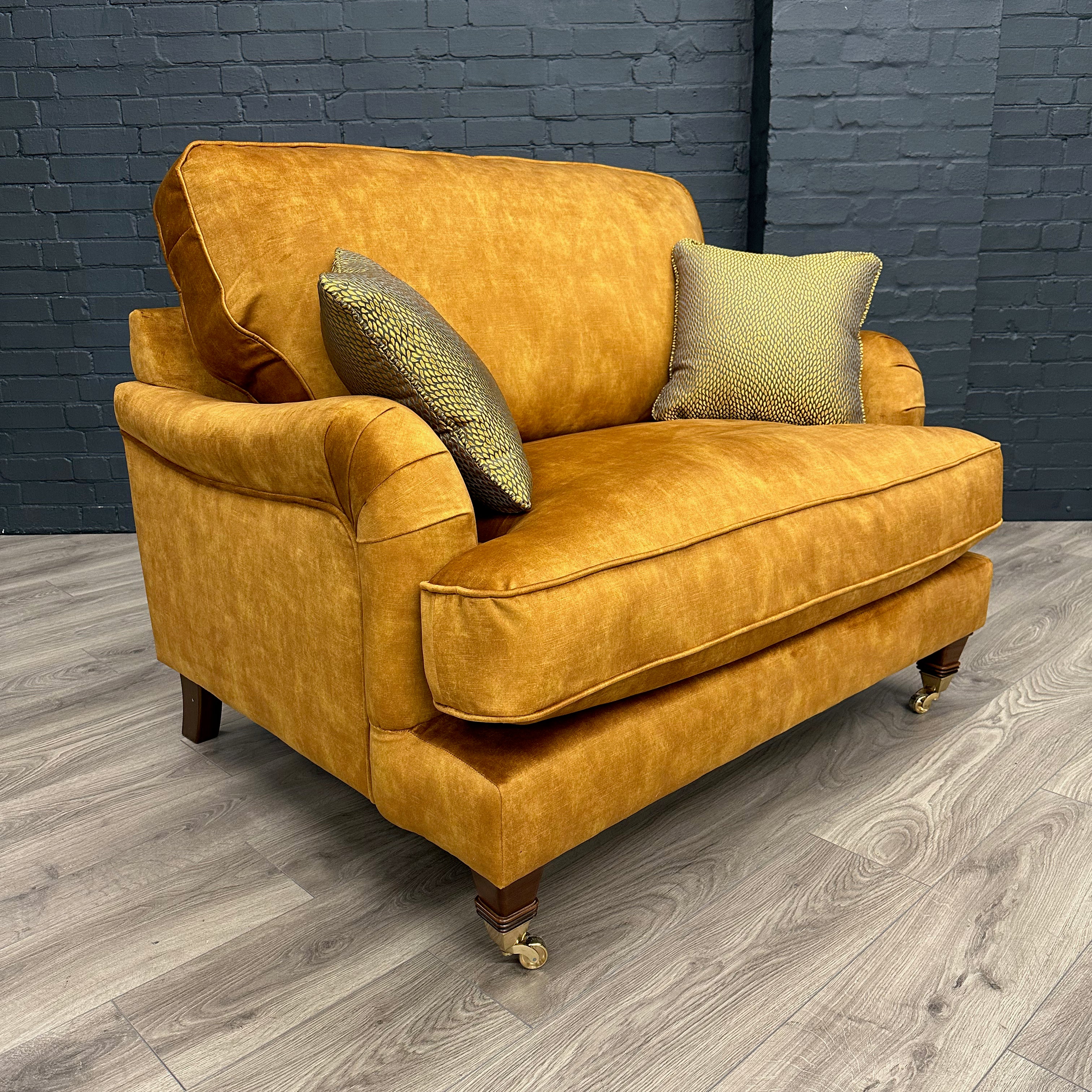 Beatrix Sofa - Love Chair - Sublime Tumeric