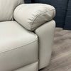 Rossetti Italian Leather Sofa - 2 Seater - Fixed - Taupe 🇮🇹