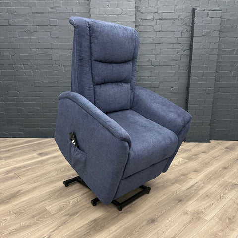 Winchester Sofa - Dual Motor Power Lift & Tilt Chair - Blue