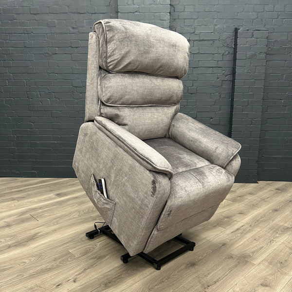 Savoy - Dual Motor Power Lift & Tilt Chair - Grey