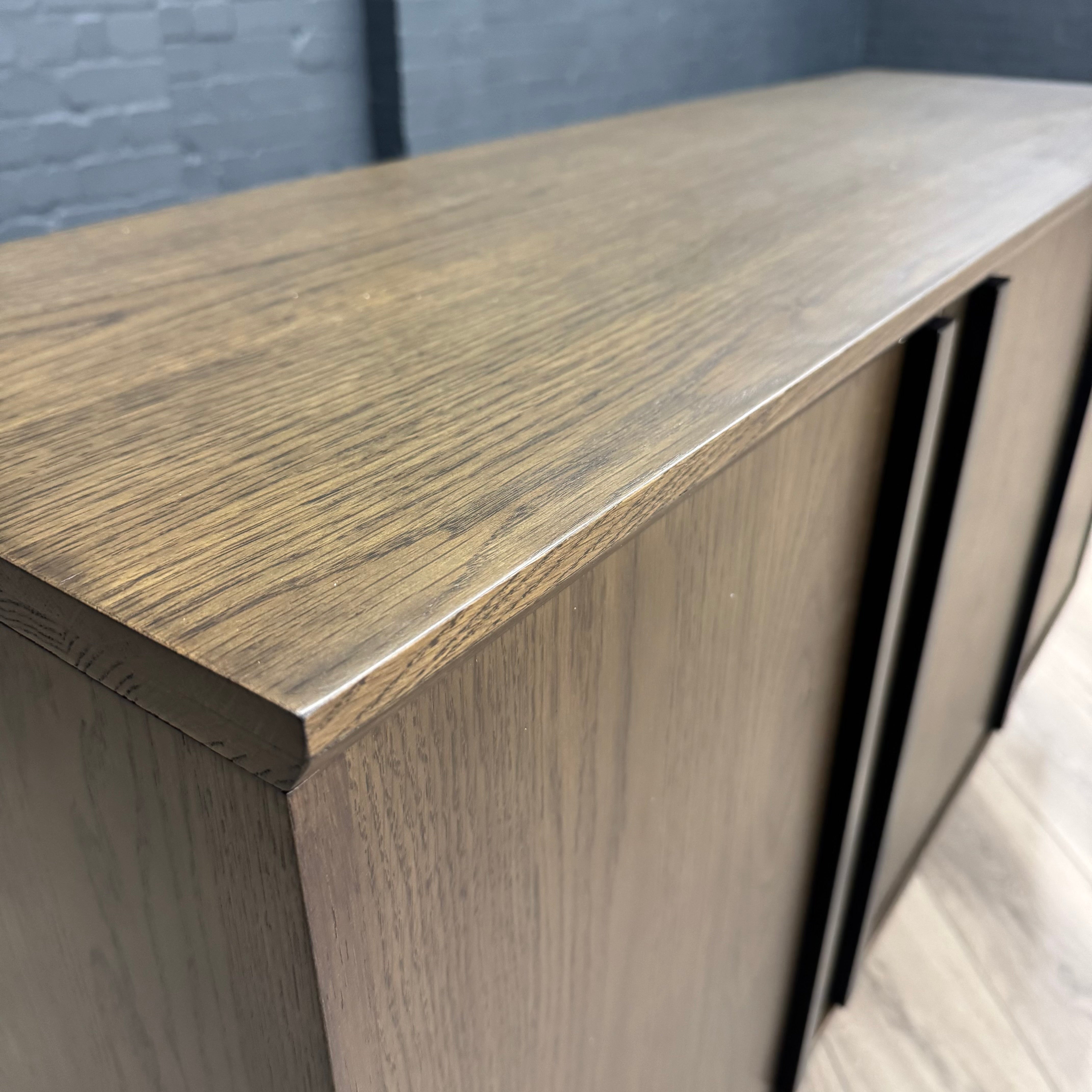 Stamford Dark Oak Petite Sideboard - 3 Door