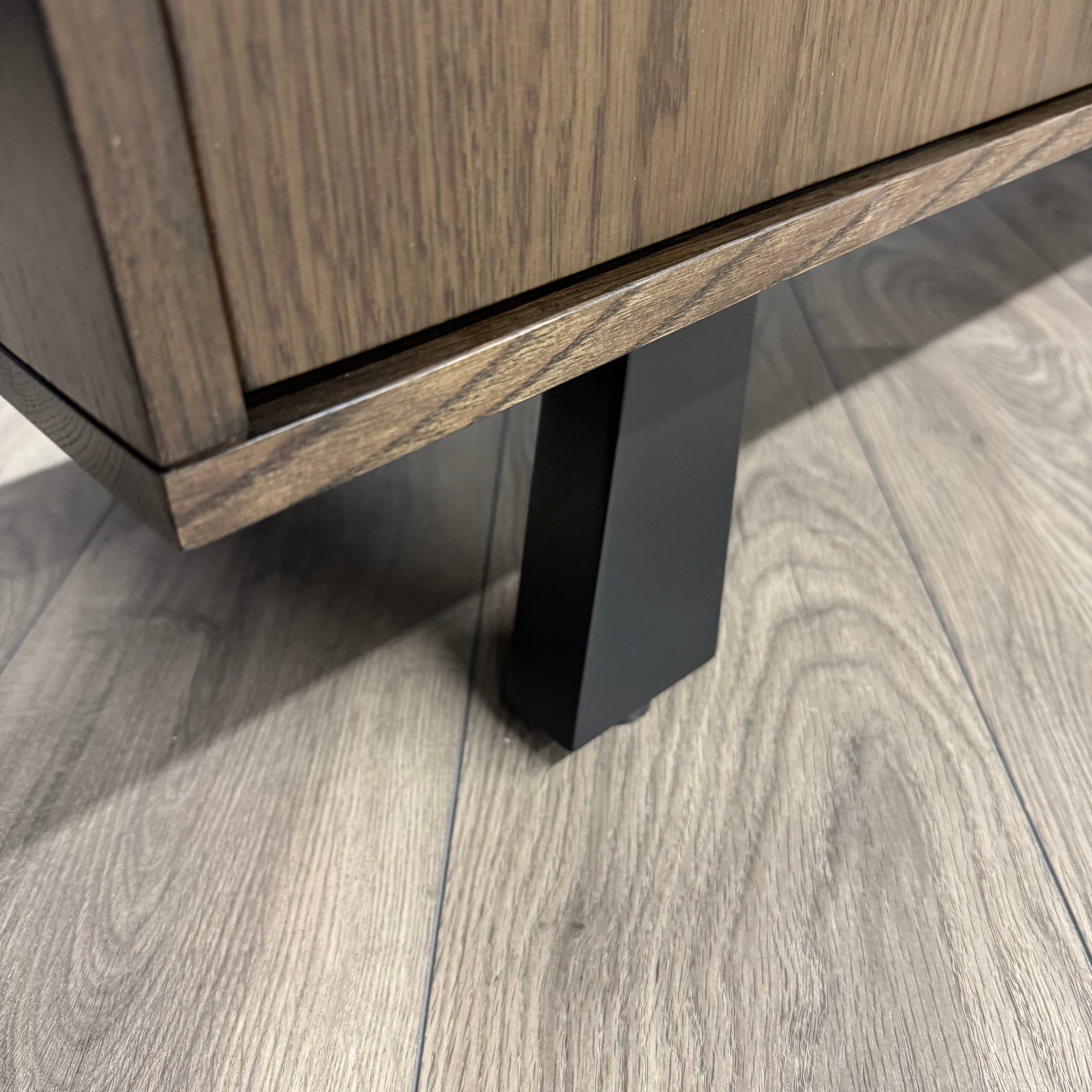 Stamford Dark Oak Petite Sideboard - 3 Door