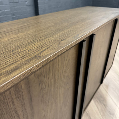 Stamford Dark Oak Petite Sideboard - 3 Door