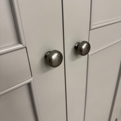 Norfolk Oak & Grey - 3 Door Wardrobe