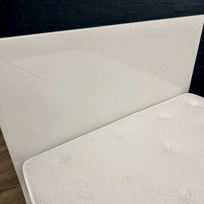 Arezzo Gloss White Bedframe - 5ft Kingsize