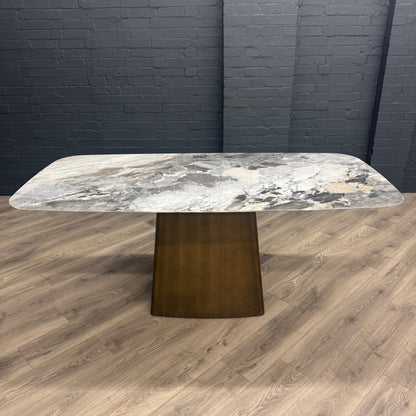 Chicago 1.8m Dining Table PLUS X4 Chicago Taupe Dining Chairs