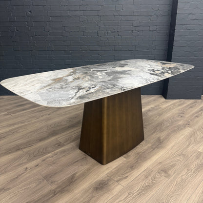 Chicago 1.8m Dining Table PLUS X4 Chicago Taupe Dining Chairs