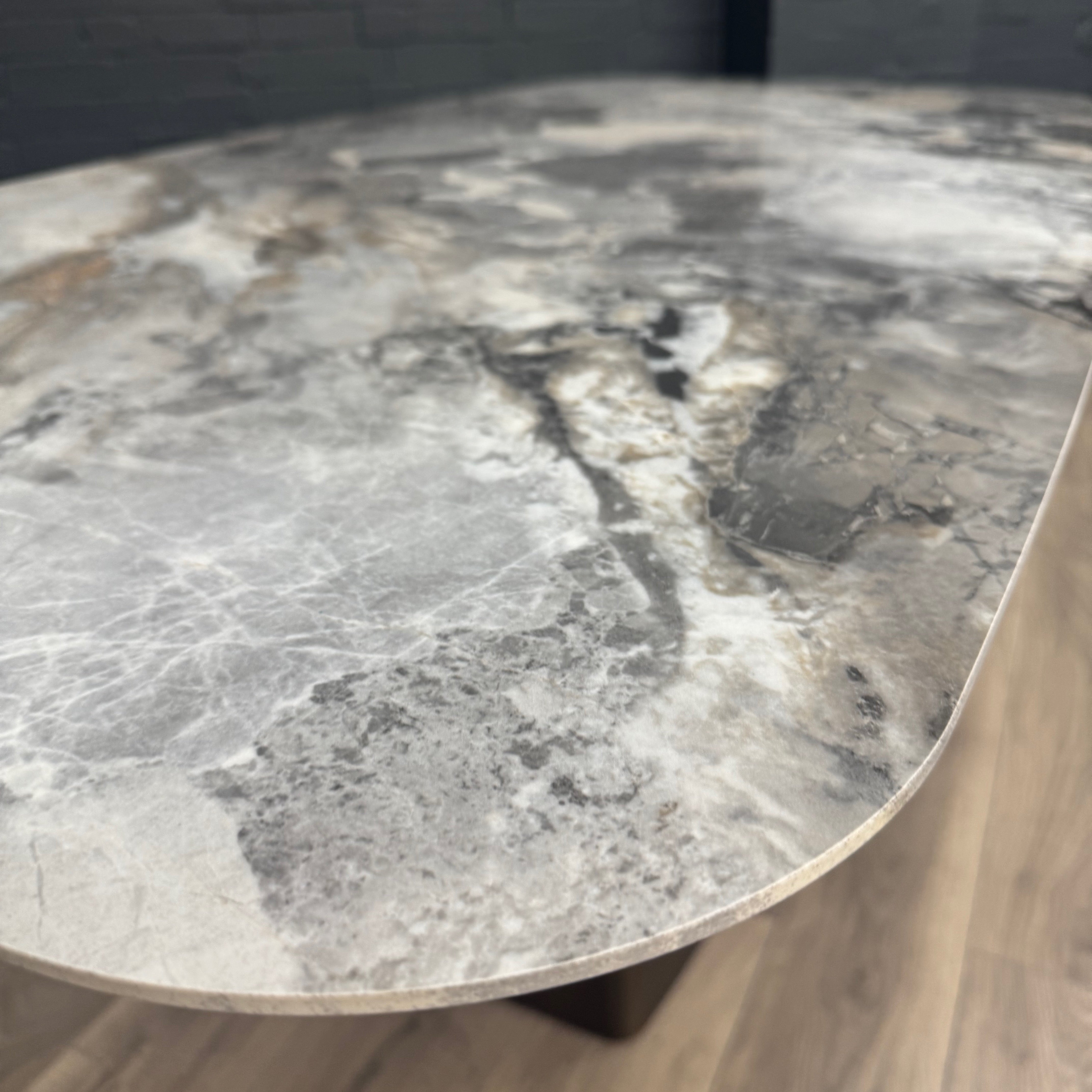 Chicago 1.8m Dining Table PLUS X4 Chicago Taupe Dining Chairs