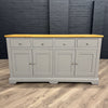 Harmony 4 Door, 4 Drawer Sideboard - Pewter