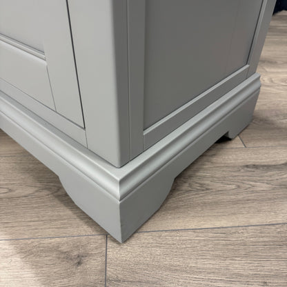 Harmony 4 Door, 4 Drawer Sideboard - Pewter