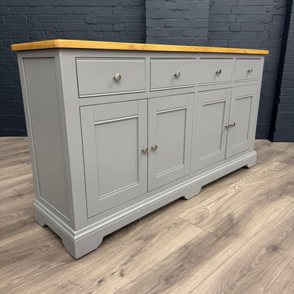 Harmony 4 Door, 4 Drawer Sideboard - Pewter