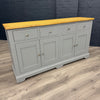 Harmony 4 Door, 4 Drawer Sideboard - Pewter