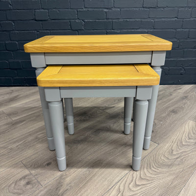 Harmony Nest of 2 Tables - Pewter