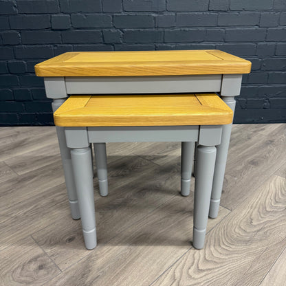 Harmony Nest of 2 Tables - Pewter