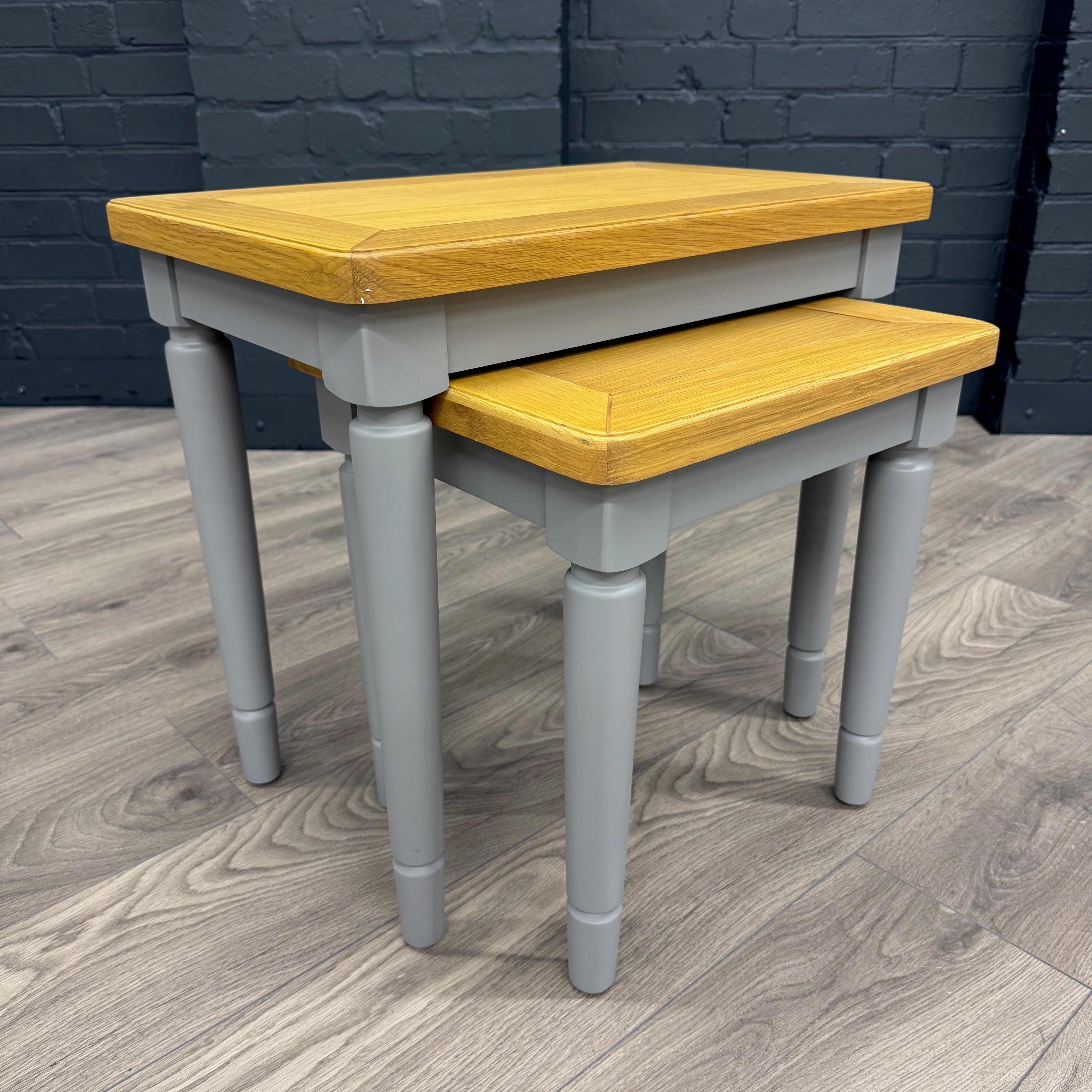 Harmony Nest of 2 Tables - Pewter