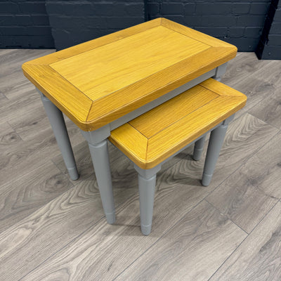 Harmony Nest of 2 Tables - Pewter
