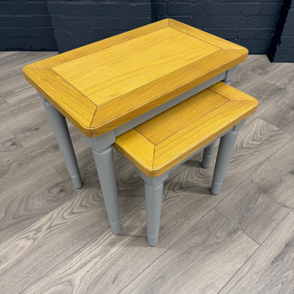 Harmony Nest of 2 Tables - Pewter