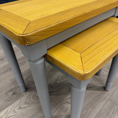 Harmony Nest of 2 Tables - Pewter