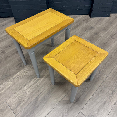 Harmony Nest of 2 Tables - Pewter