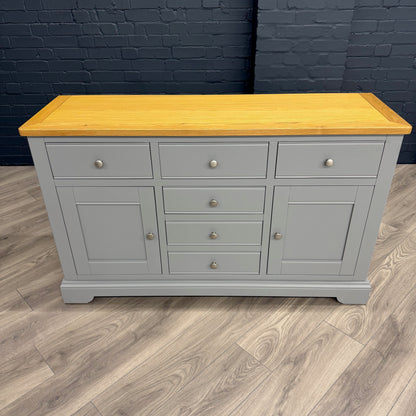 Harmony 2 Door, 6 Drawer Sideboard - Pewter