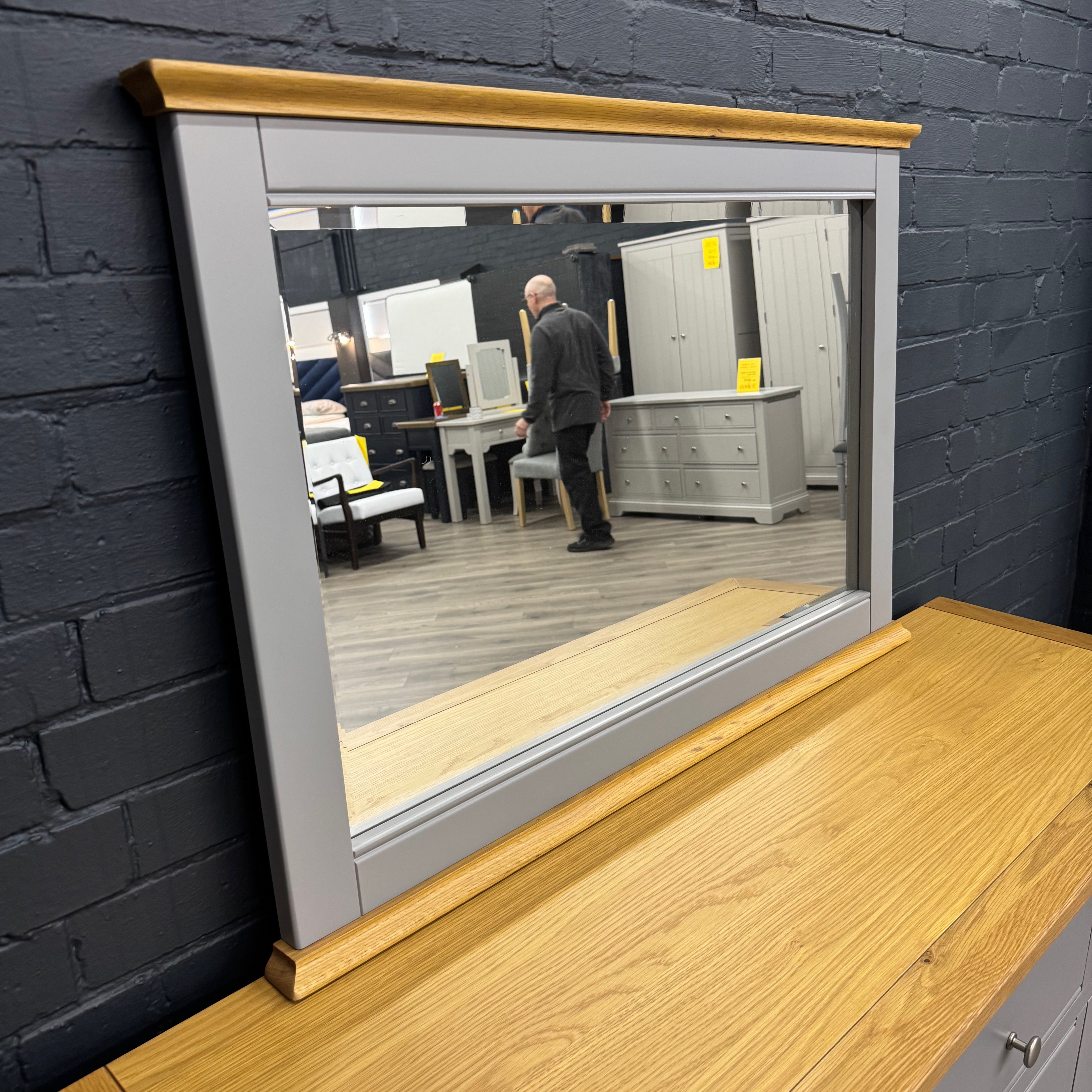 Harmony Wall Mirror - Pewter
