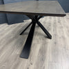 Stamford Dining Table With Metal Base - 180cm Fixed Top