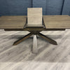 Stamford Oak Dining Table with Cross Leg Wooden Base - 160cm Extending Table