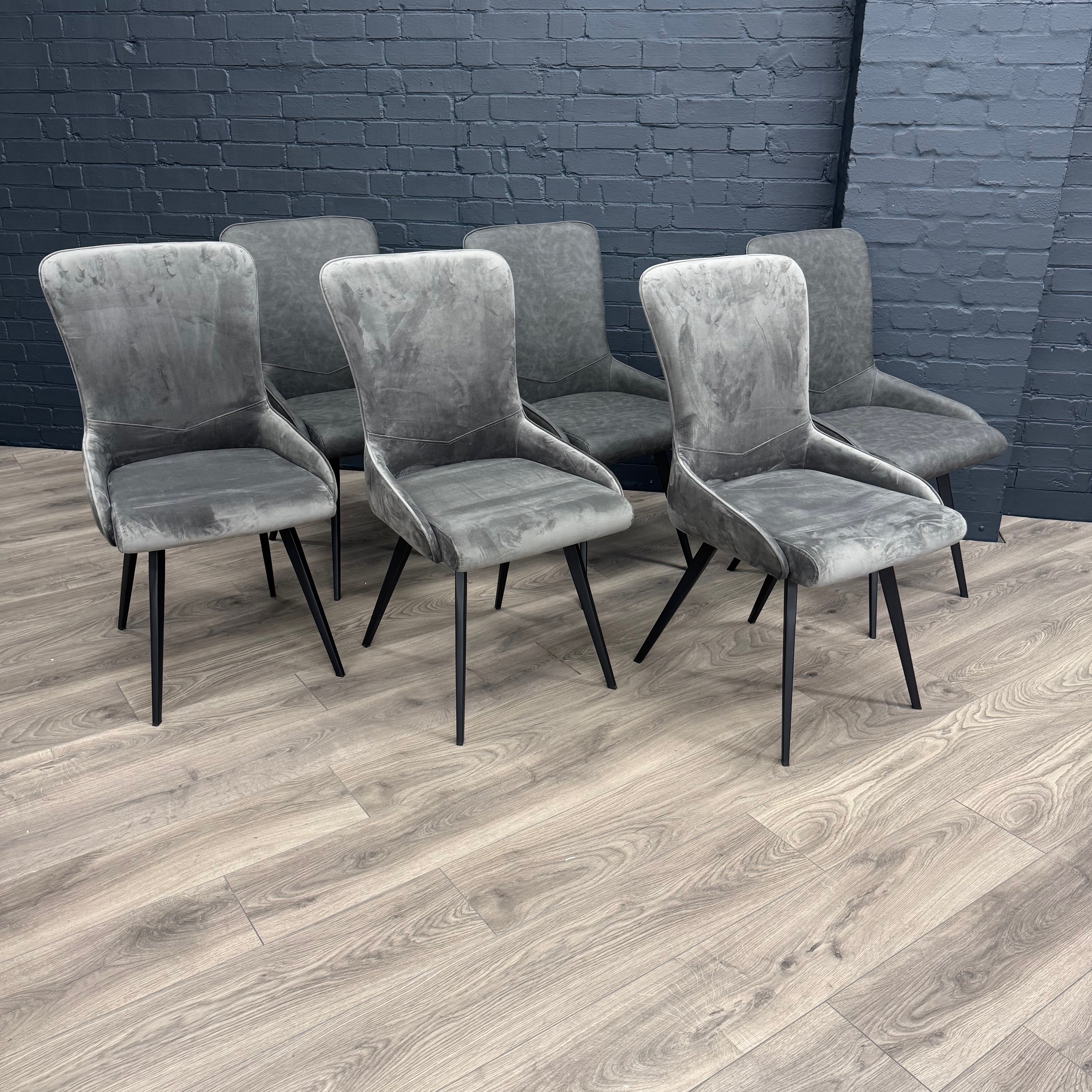 Stamford Oak Dining Table with Cross Leg Wooden Base - 160cm Extending Table PLUS X6 Austin Dining Chairs