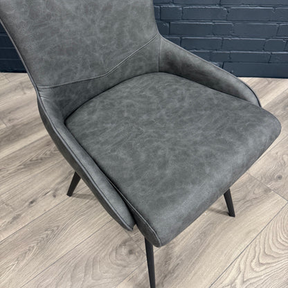 Fusion Oak Large Dining Table PLUS X6 Austin Dining Chairs
