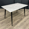 Oliver Sintered Stone - Small Table PLUS 4x Light Grey Chairs