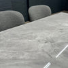 Oliver Sintered Stone - Small Table PLUS 4x Dark Grey Chairs