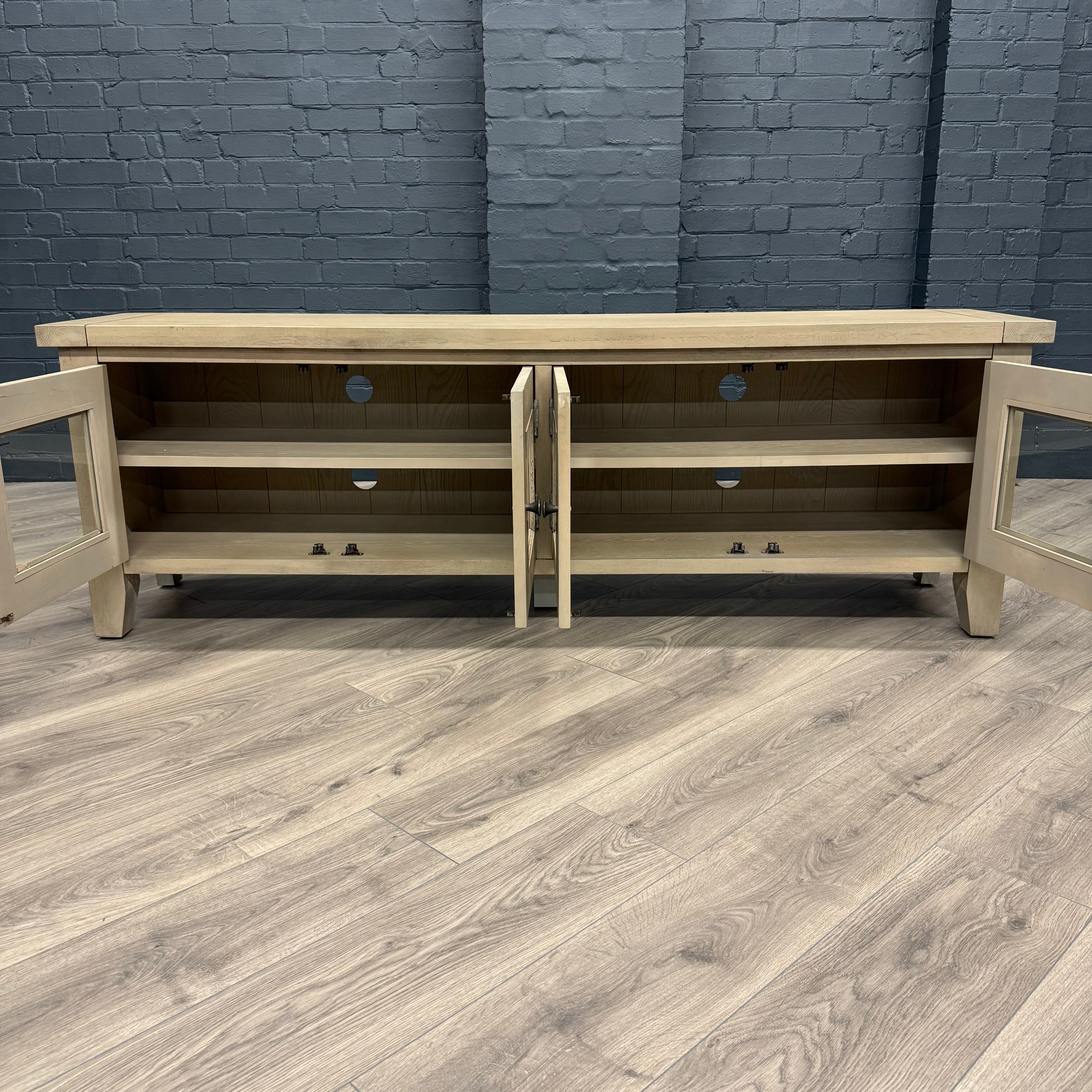 Suffolk Grey Oak - Extra Large TV Unit