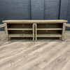 Suffolk Grey Oak - Extra Large TV Unit (Showroom Clearance)