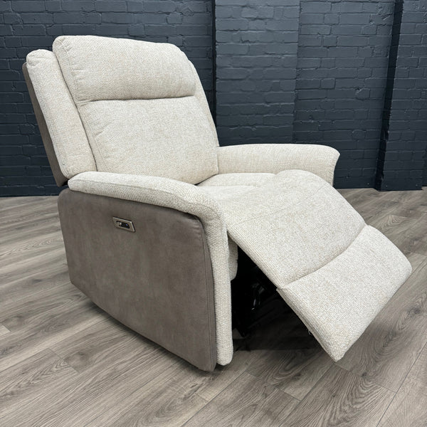 Treyton Sofa - Electric Recliner Armchair - Beige