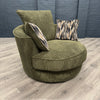 Dexter Sofa - Cuddler Chair - Cord Moss