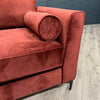 Kyle Sofa - 2 Seater - Plush Oxblood
