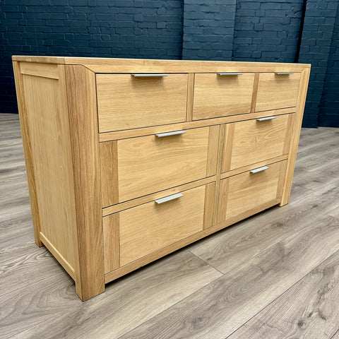 Oslo Premium Oak - 3 Over 4 Chest of Drawers