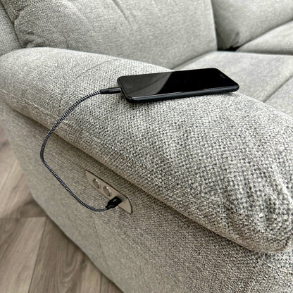 Belford Sofa - 3 Seater - Electric Recliner - Grey