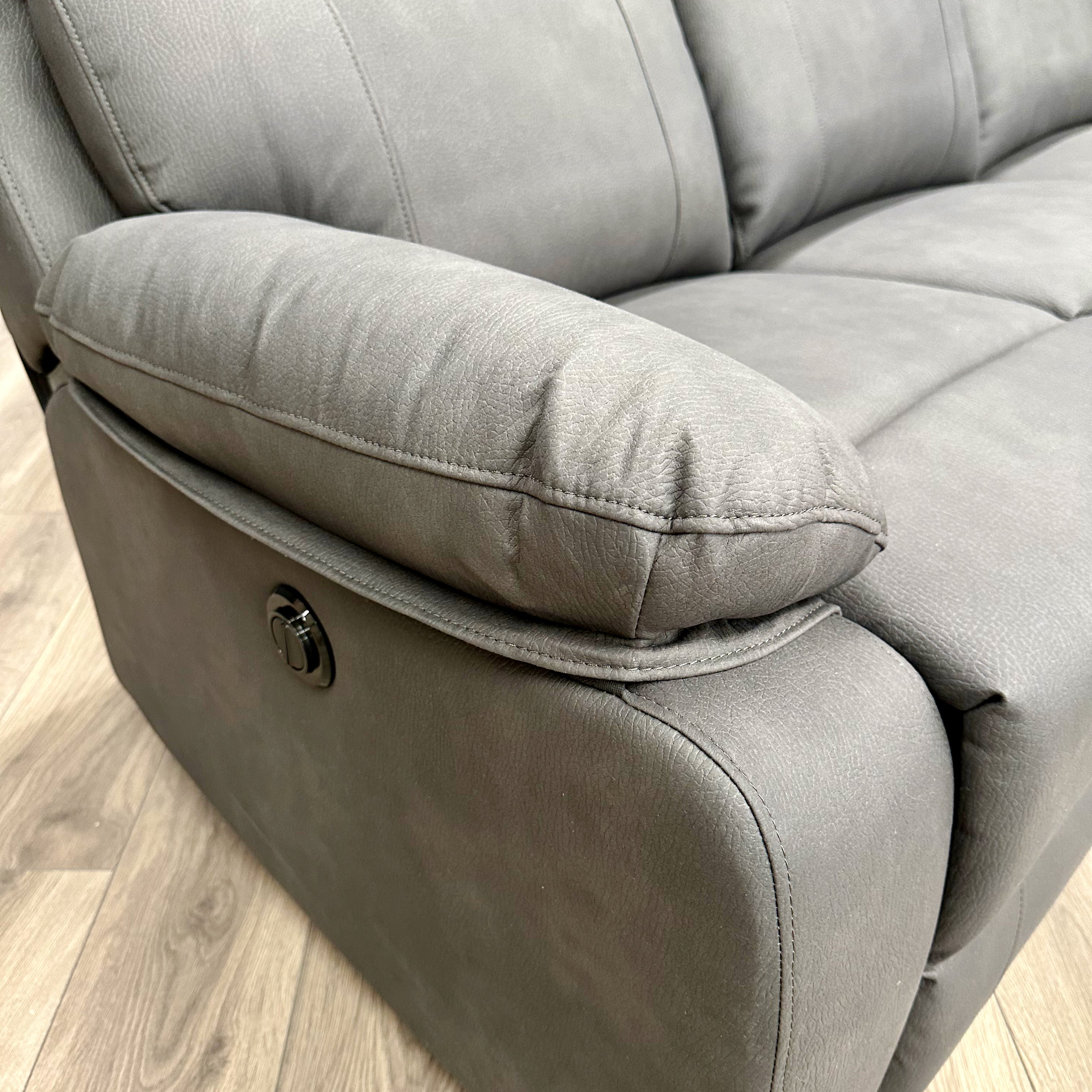 Light grey on sale suede sofa