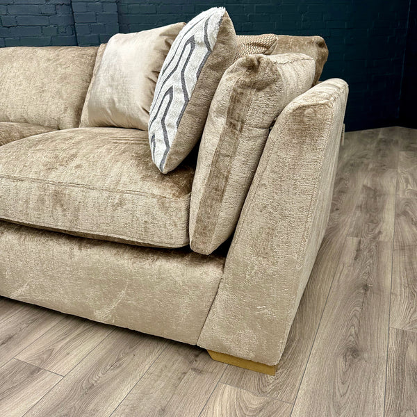 Phoenix Sofa 1 Corner 2 & Stool Aaron Truffle The Oak Outlet Co.