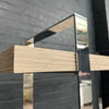 Sloane Oak & Chrome - Bookshelf (Showroom Clearance)