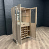 Sloane Oak & Chrome - Drinks Cabinet (Showroom Clearance)