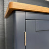 Norfolk Oak & Blue - 2 Door Wardrobe (Showroom Clearance)