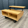 Fusion Oak Laptop Storage Coffee Table