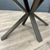 Fusion Oak - Compact Dining Table, PLUS 4x Light Grey Chairs